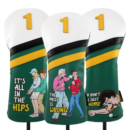 Funny Golf Club Head Covers – Quirky Anti-Scratch Driver, Fairway & Hybrid Covers